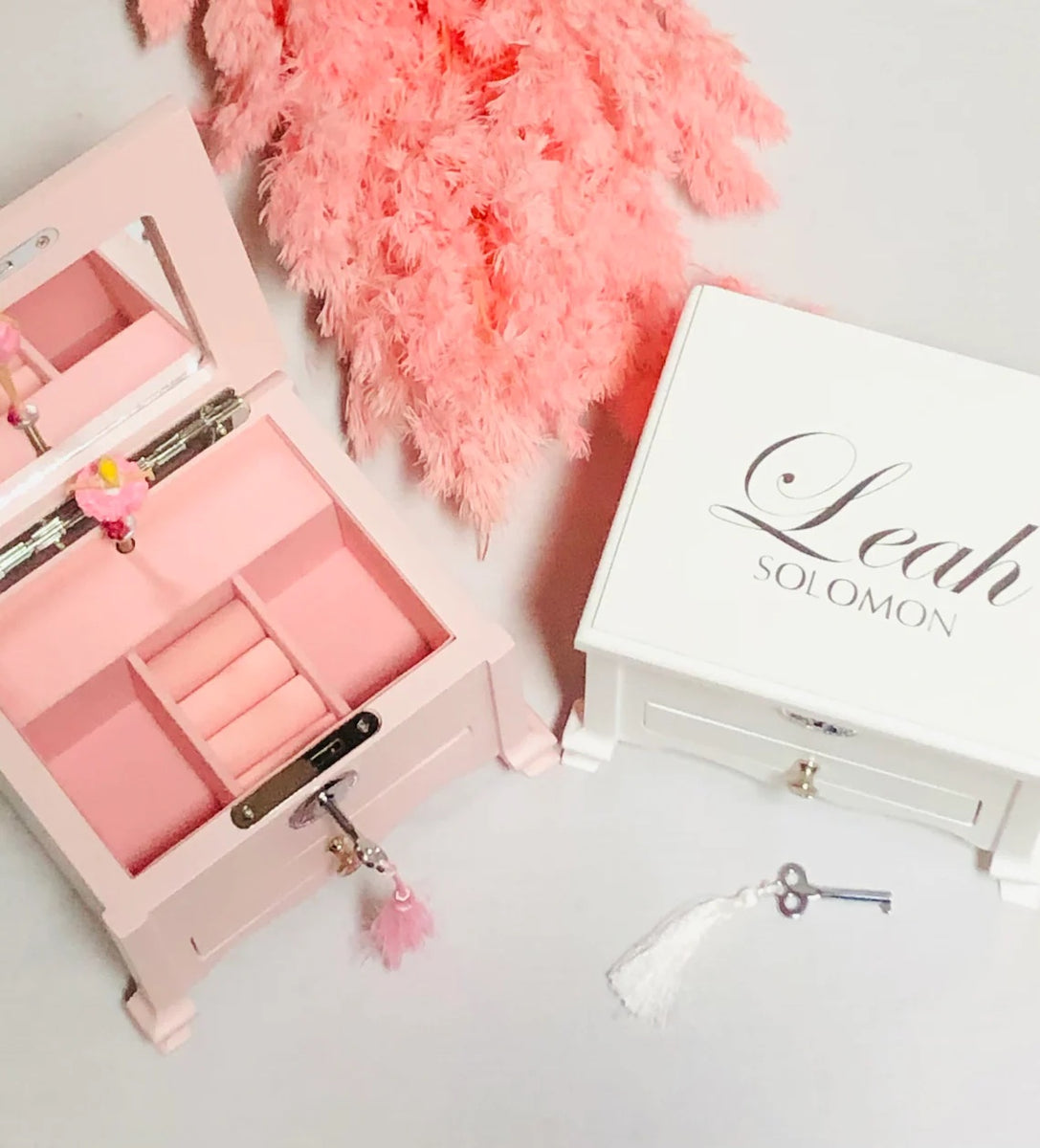 Personalised WOODEN Ballerina Musical Jewellery Box