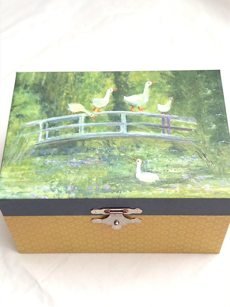 Monet store jewelry box