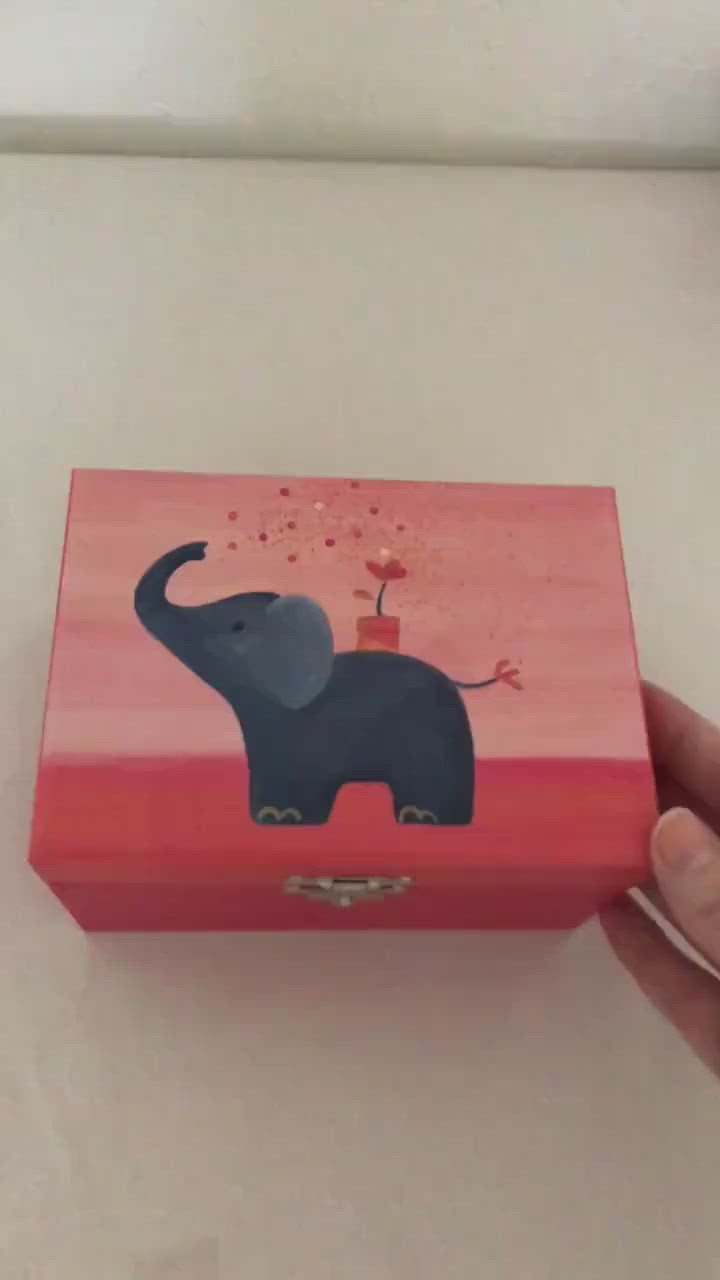 Elephant Musical Jewellery Box