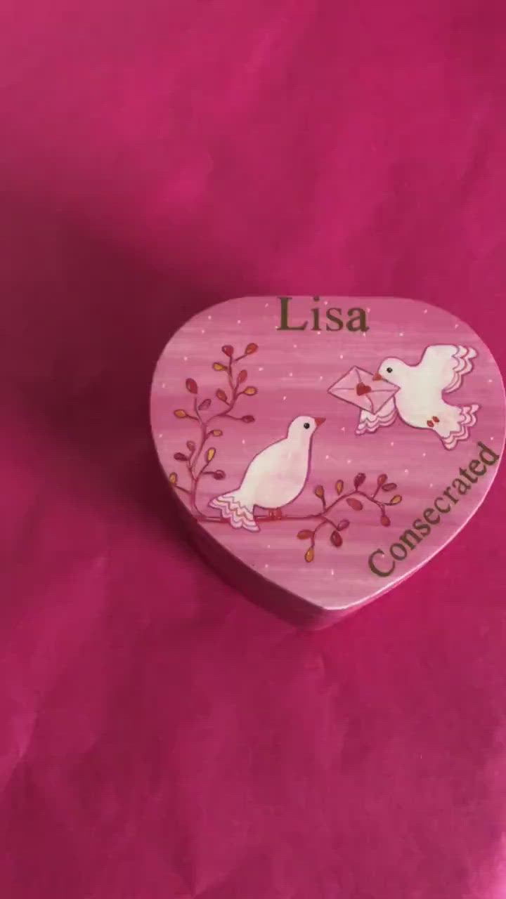 Dove Musical Jewellery Box