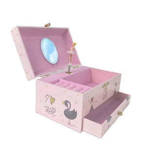 Over the rainbow ballerina music box WOODEN