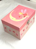 Load image into Gallery viewer, Girl and Moon Musical Jewellery Box
