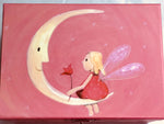 Load image into Gallery viewer, Girl and Moon Musical Jewellery Box
