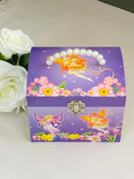 Load image into Gallery viewer, Fairy Garden Musical Jewellery Box with Pearl Handle
