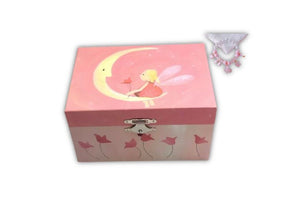 Girl and Moon Musical Jewellery Box