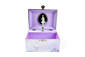 Swan and Ballerina Dancer Music Box