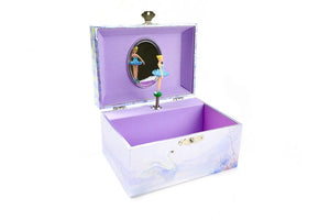 Swan and Ballerina Dancer Music Box