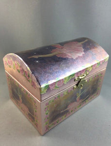 Vintage Inspired Dancing Ballerina Musical Jewellery Box