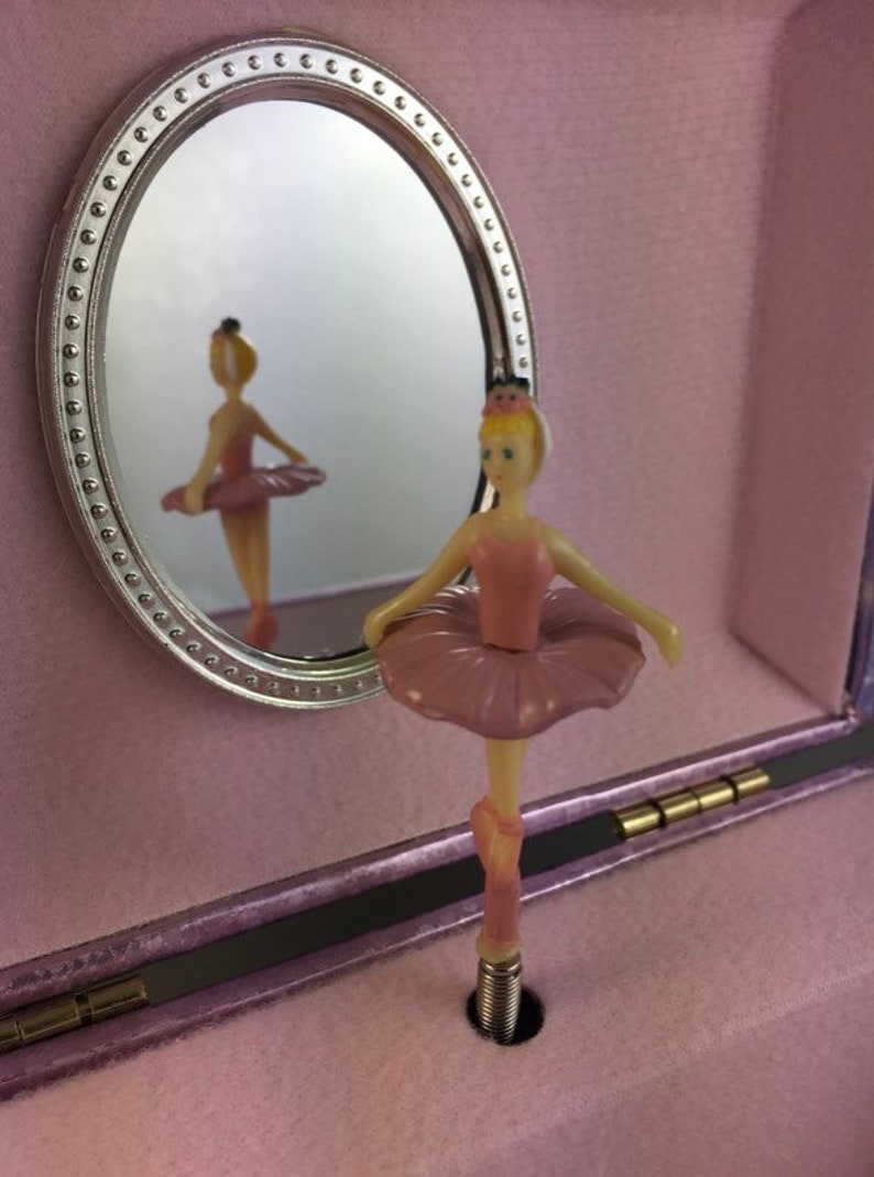 Vintage Inspired Ballerina Musical Jewellery Box