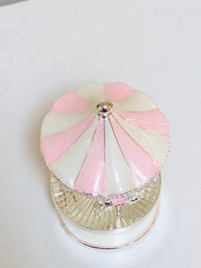 Personalised PINK Rock-A-Bye-Baby Musical Carousel