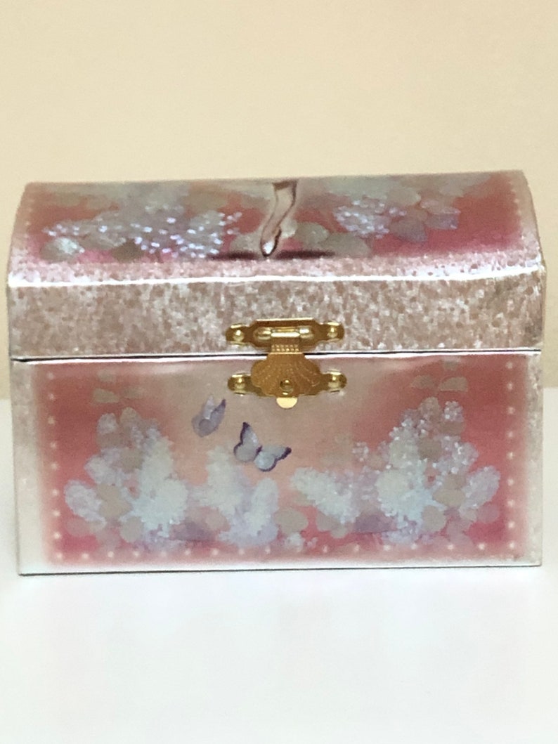 Vintage Inspired Ballerina Musical Jewellery Box