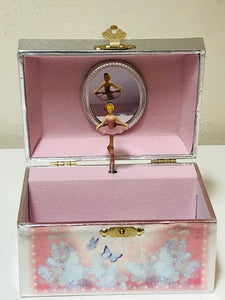 Vintage Inspired Ballerina Musical Jewellery Box