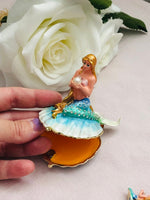 Load image into Gallery viewer, The Little Mermaid Jewel Box with Necklace and Pendant
