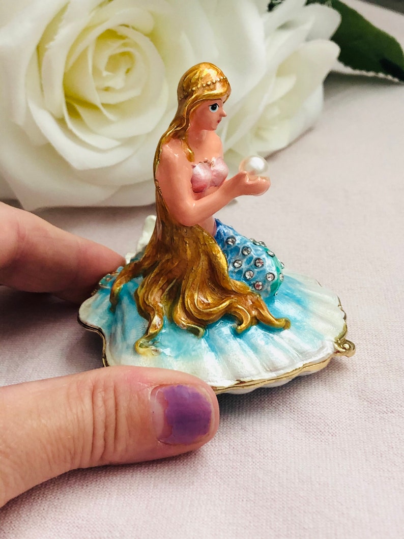 The Little Mermaid Jewel Box with Necklace and Pendant