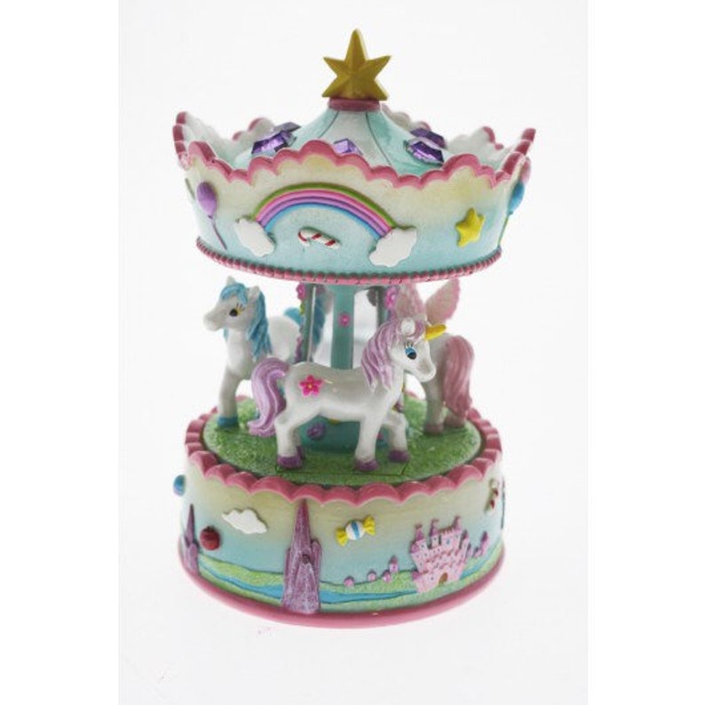 4-piece Musical Horse Carousel