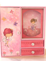 Load image into Gallery viewer, Extra Large Wooden Musical Fairy Jewellery Wardrobe
