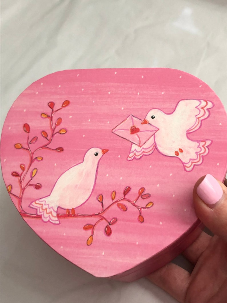 Dove Musical Jewellery Box