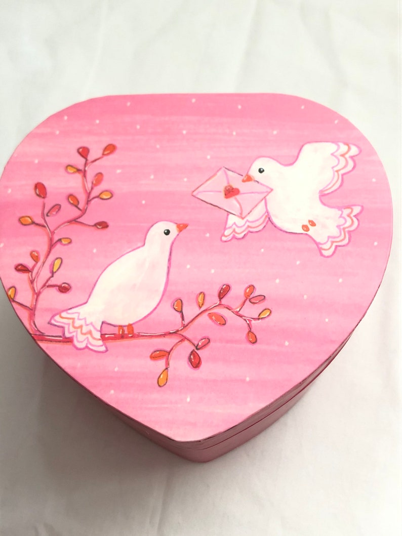 Dove Musical Jewellery Box