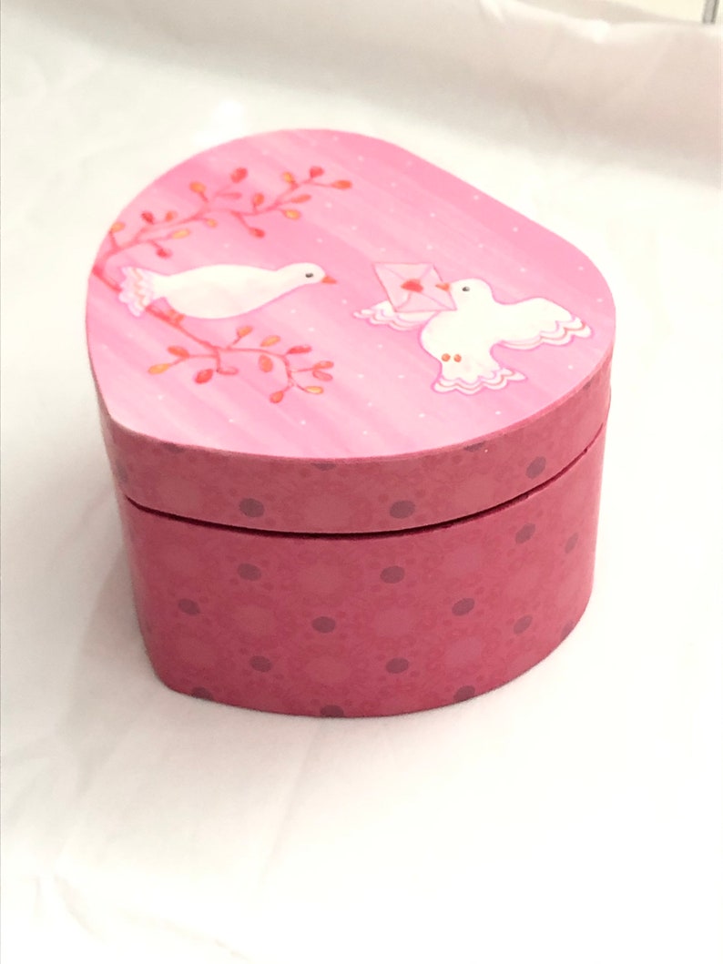 Dove Musical Jewellery Box