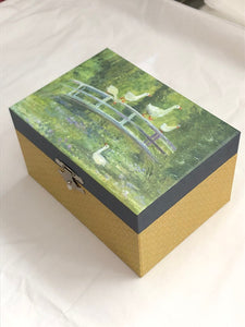 Monet Musical Jewellery Box