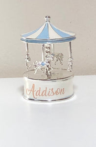 Personalised ROCK-A-BYE BABY Musical Carousel