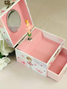 Ballerina Dancers Musical Jewelry box