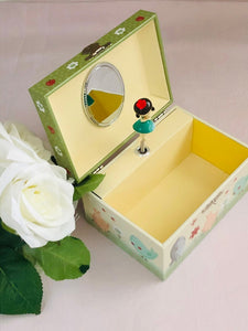 Frolicking in the Woodlands Ballerina Musical Jewellery Box