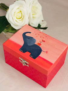 Elephant Musical Jewellery Box