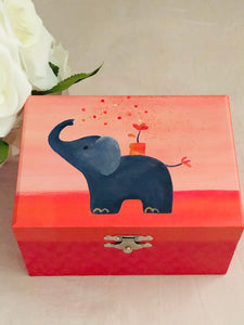 Elephant Musical Jewellery Box