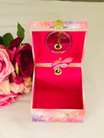 Load image into Gallery viewer, Wooden Butterfly Musical Jewellery Box
