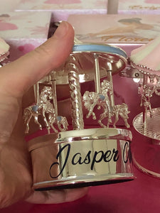 Personalised ROCK-A-BYE BABY Musical Carousel