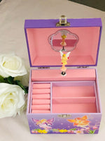 Load image into Gallery viewer, Fairy Garden Musical Jewellery Box with Pearl Handle
