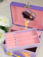 Load image into Gallery viewer, Fairy Garden Musical Jewellery Box with Pearl Handle
