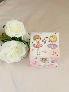 Ballerina Dancers Musical Jewelry box