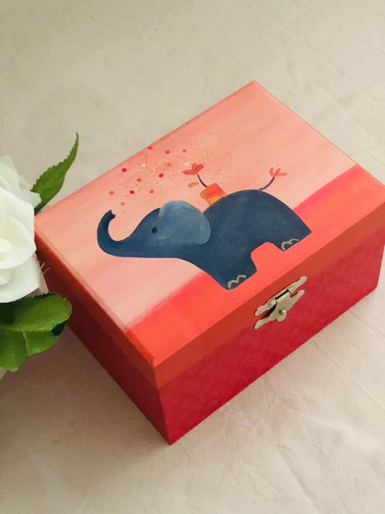 Elephant Musical Jewellery Box