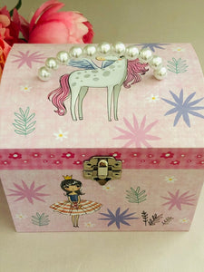 Fairy Music Box with Pearl Handle