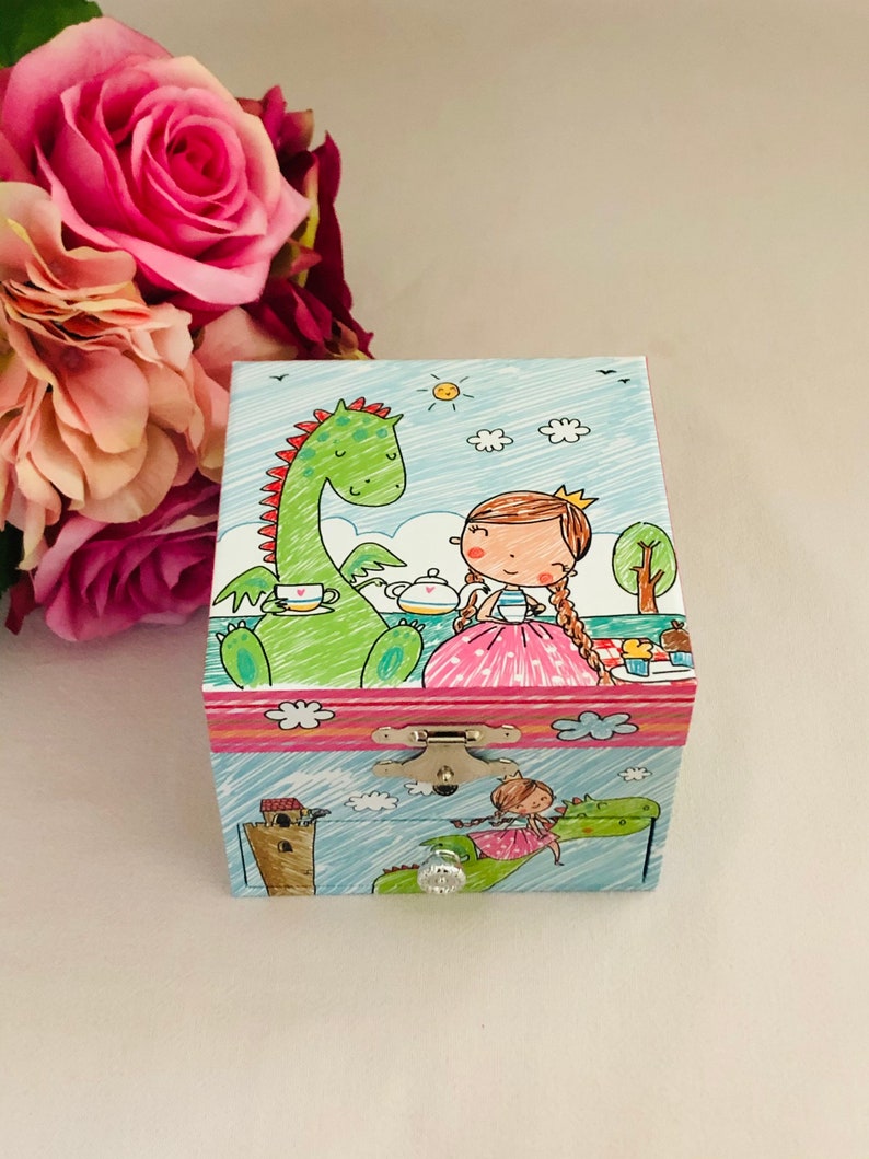 Zog Inspired Musical Jewellery Box