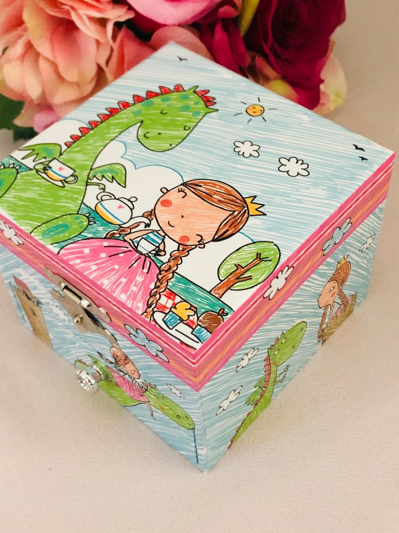 Zog Inspired Musical Jewellery Box