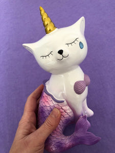 Unicorn Cat Money Box