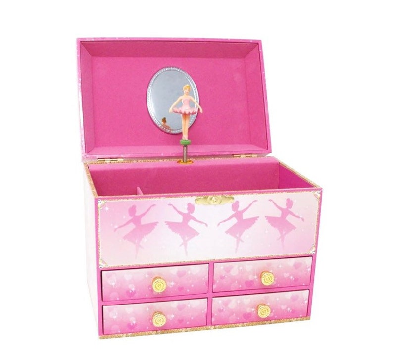 Swan Lake Ballerina Dancer Musical Jewellery Box