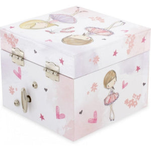 Ballerina Dancers Musical Jewelry box