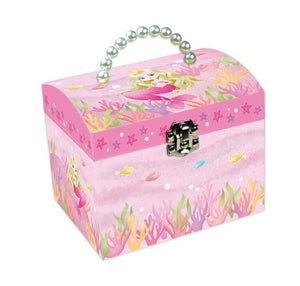 Mermaid Musical Jewellery Box with Pearl Handle