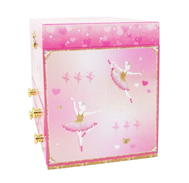 Swan Lake Ballerina Dancer Musical Jewellery Box