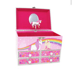 Load image into Gallery viewer, Unicorn and Princess Musical Jewellery Box
