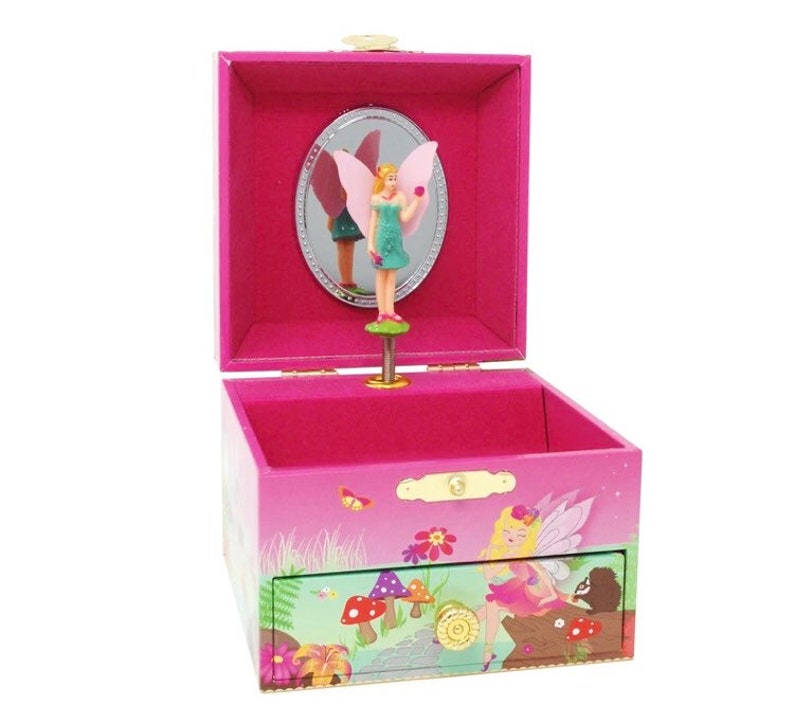 Woodlands Fairy Musical Jewellery Box